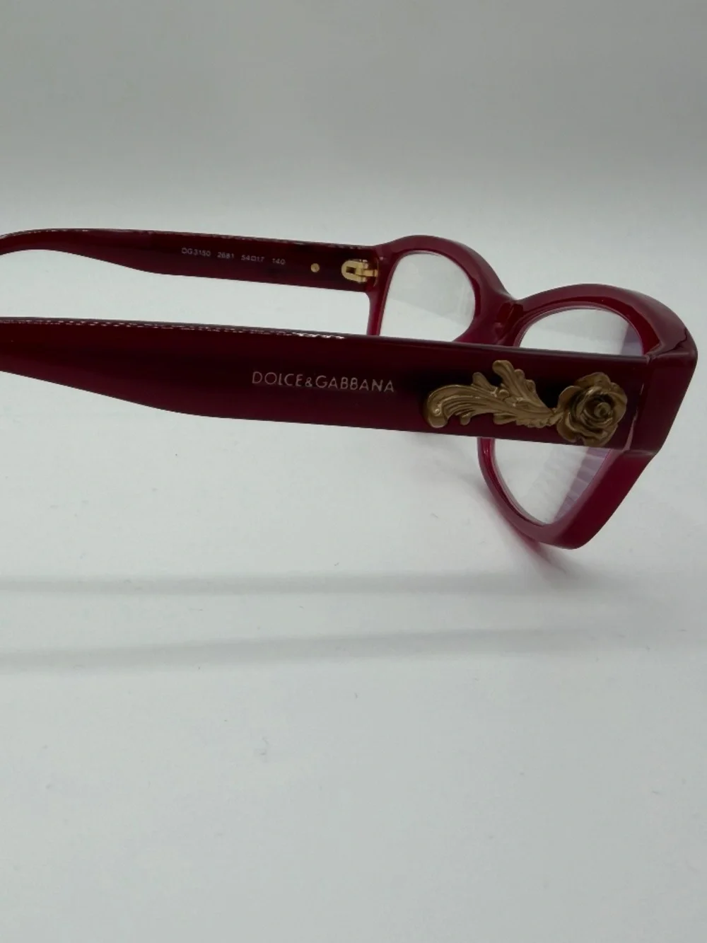 Dolce & Gabbana DG3150 Eyeglasses, Size 54mm, Made in Italy